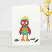 Happy Colorful Critter Card カード (黄色い花)