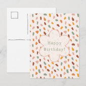 Happy Colourful Happy Birthday Card. ポストカード (正面/裏面)