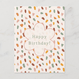 Happy Colourful Happy Birthday Card. ポストカード