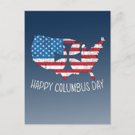 Happy Columbus Dayはがき ポストカード