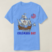 Happy Columbus Day Christopher Columbus Italian Na Tシャツ (デザイン正面)