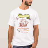 Happy Columbus Day T-Shirt  Tシャツ (正面)
