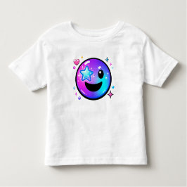 Happy Cool Smiley Face Y2K Toddler T-Shirt トドラーTシャツ
