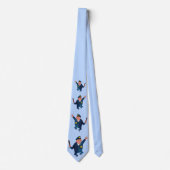 happy cop print tie  ネクタイ (正面)