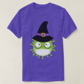 Happy Coronaween Halloween 2020 Coronavirus Witch  Tシャツ (デザイン正面)