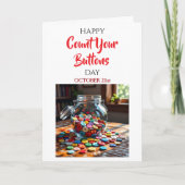 Happy Count Your Buttons Day | October 21st カード (正面)