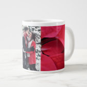 Happy Couple Jumbo Poinsettia Mug ジャンボコーヒーマグカップ (正面右)