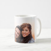 Happy Couple Photo classic mug- Personalized  コーヒーマグカップ (正面右)