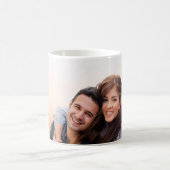 Happy Couple Photo classic mug- Personalized  コーヒーマグカップ (中央)
