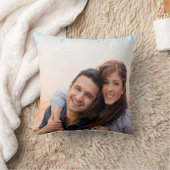 Happy Couple Photo Throw Pillow - Personalized  クッション (ブランケット)