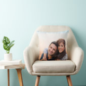 Happy Couple Photo Throw Pillow - Personalized  クッション (椅子)