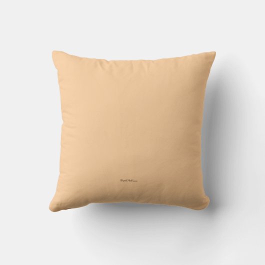 Happy Couple Photo Throw Pillow - Personalized クッション (裏面)
