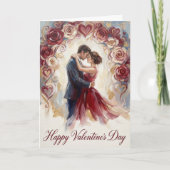 Happy Couple Valentine Card カード (正面)