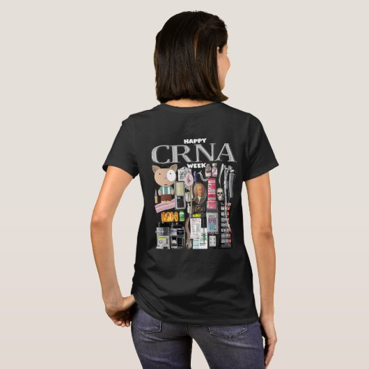 Happy CRNA Week 2024 Tシャツ (裏面フル)