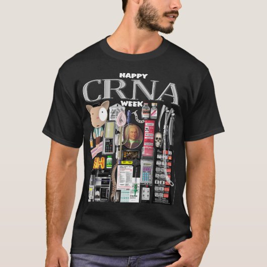 Happy CRNA Week 2024 Tシャツ (正面)