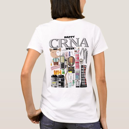 Happy CRNA Week 2024 Tシャツ (裏面)