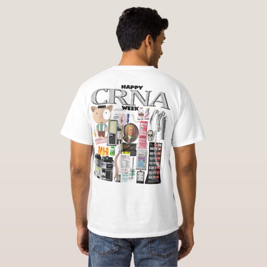 Happy CRNA Week 2024 Tシャツ (裏面フル)