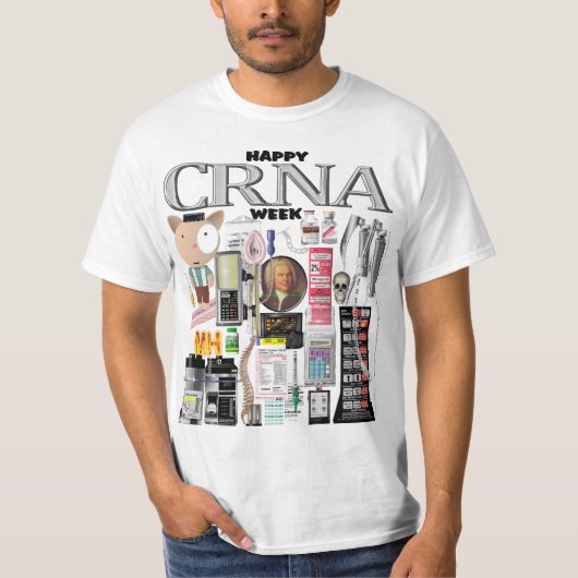 Happy CRNA Week 2024 Tシャツ (正面)