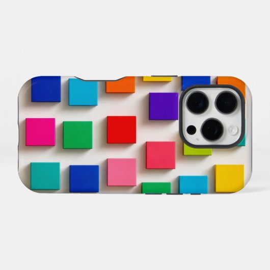 Happy Cube iPhoneケース (裏面横)