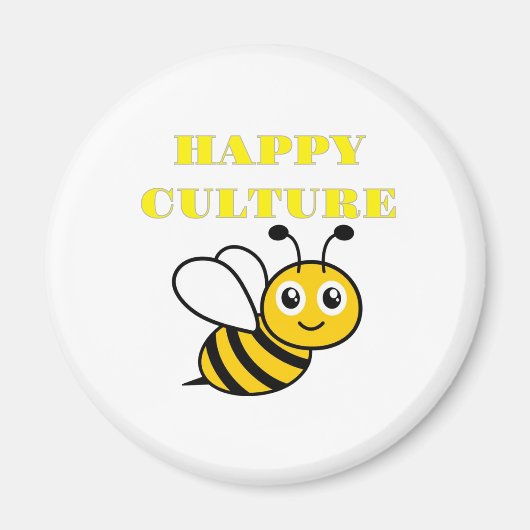 happy culture マグネット (正面)