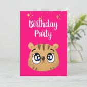 Happy cute little tiger 招待状 (スタンド正面)