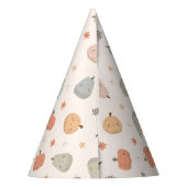 Happy Cute Pumpkin Pattern - Party Hat パーティーハット (裏面)