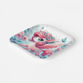 Happy Cute Unicorn赤ちゃんシャワー ペーパープレート (傾斜あり)