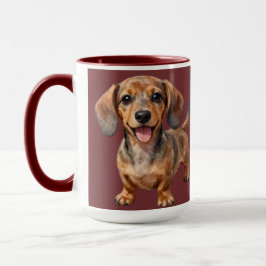 Happy Dachshund Puppy マグカップ