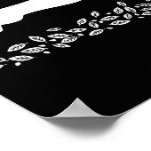 Happy Dachshund With Autumn Leaves For Pet Lovers  ポスター (角)