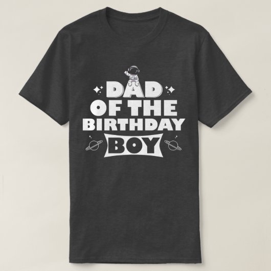 Happy Dad On Kids Birthday  Tシャツ (デザイン正面)