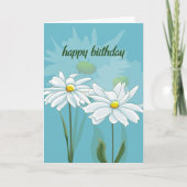 Happy Daisyday Birthday Card カード (正面)