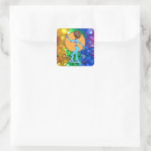 HAPPY DANCE -グリッター飾（6または20カウント） スクエアシール (バッグ)