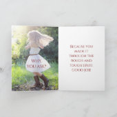 HAPPY DANCE ENCOURAGEMENT CARD サンキューカード (内部)