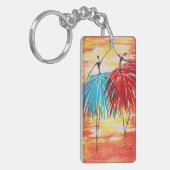 Happy Dancersアクリルキーチェーン（両面） キーホルダー (正面左)