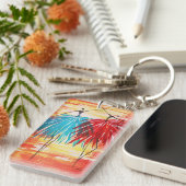 Happy Dancersアクリルキーチェーン（両面） キーホルダー (正面右)