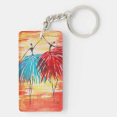 Happy Dancersアクリルキーチェーン（両面） キーホルダー (裏面)