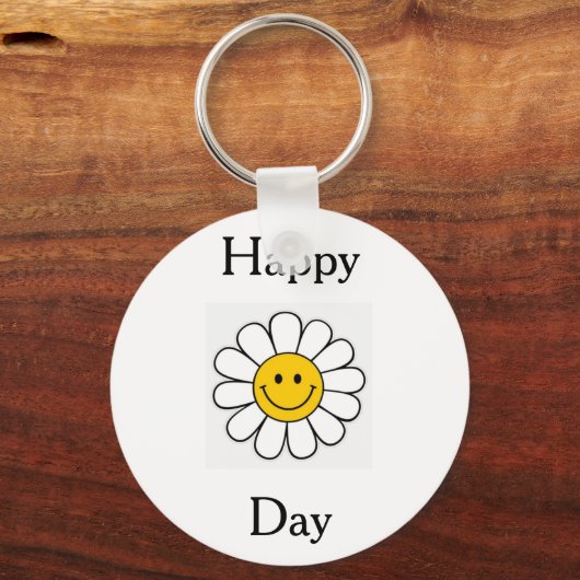 Happy Day Cheerful Keychain キーホルダー (裏面)