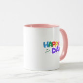 "Happy Day" Mug gift for Kids  マグカップ (正面右)