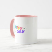  "Happy Day" Mug gift for Kids  マグカップ (正面左)