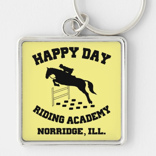 Happy Day Stables, Riding Academy, Norridge, IL キーホルダー (正面)