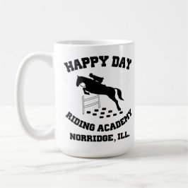 Happy Day Stables, Riding Academy, Norridge, IL コーヒーマグカップ