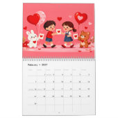 Happy Days 2026 – A Year of Joyful Adventures for  カレンダー (2月 2027)