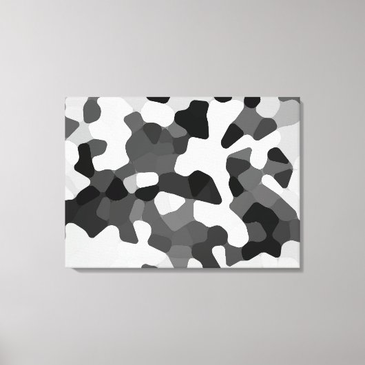 Happy Days B&W by RRW 2025 キャンバスプリント (正面)