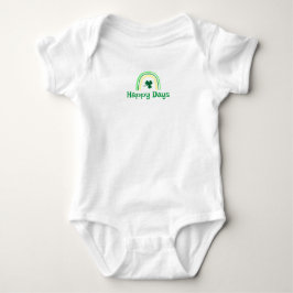 “Happy Days” baby bodysuit  ベビーボディスーツ