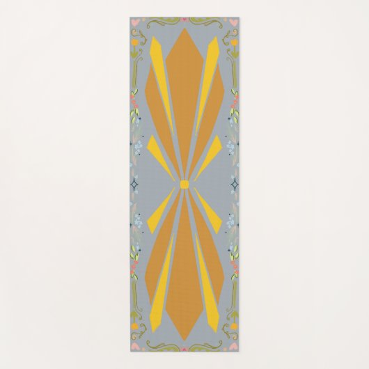 Happy Deco Sun Burst ヨガマット (正面)