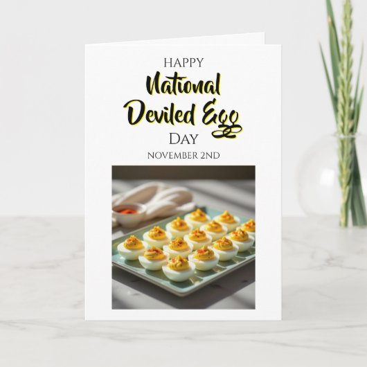 Happy Deviled Egg Day | November 2nd カード (正面)