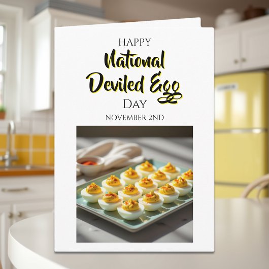 Happy Deviled Egg Day | November 2nd カード
