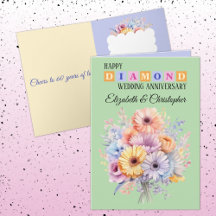 Happy Diamond Anniversaryは花を緑色に命名
