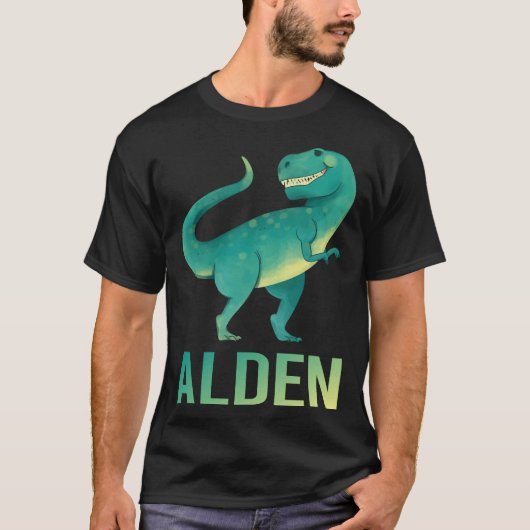 Happy Dinosale – アルデン名 Tシャツ (正面)