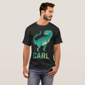 Happy Dinosale – カール名 Tシャツ (正面フル)